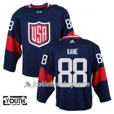 USA Team Pelipaita Patrick Kane 88 2016 World Cup Lapsille Sininen Premier Paita